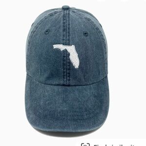 New ALTAR'D STATE Embroidered FLORIDA FL State Pigment Dyed Ball Hat Cap $30 J90